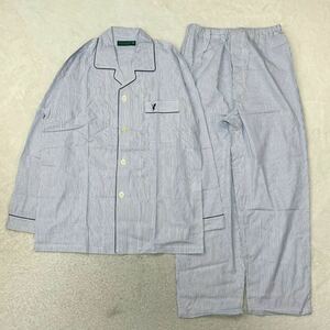 LYLE&SCOTT ライルアンドスコット 綿100% パジャマ上下セット コットン ナイトウェア ルームウェア 寝巻き 男性用 ウエストゴム メンズ S
