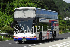 D【バス写真】Ｌ版１枚　西日本JRバス　ヨンケーレ　中国ハイウェイバス　スーパーライナー