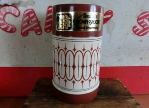  ビンテージ　茶系　フード　サーモス　アラジン社　Brown Bagger 　水筒