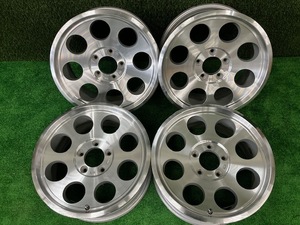 大阪0511OD3☆【デリカD:5/レンコン】JIMILINE TYPE2/ジムライン タイプ2 16x7+38 5H/114.3 ホイールのみ 16インチ 4本 売切り!