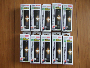 同梱可■10個 新品 ヤザワ シャンデリア形 LED電球 4W 電球色 E26 LDC4LG37 照明 LEDライト 白熱電球に置き換え可能 省エネ 長寿命