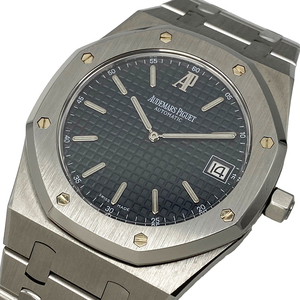 オーデマ・ピゲ AUDEMARS PIGUET ロイヤルオークジャンボ 15202ST.OO.0944ST.02 ブラック SS 腕時計 メンズ 中古