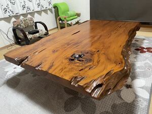 希少な屋久杉一枚木のテーブル　一枚板 