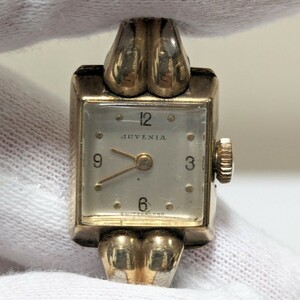 スイス製 JUVENIA ジュベニア SWITZERLAND 164986 腕時計 自動巻 手巻き 稼働品 アンティーク ヴィンテージ