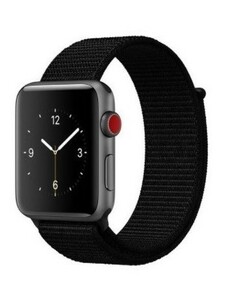 Apple Watch （アップル ウォッチ) 交換バンド ベルト Series 6/5/4/3/2/1 SE 対応 42mm/44mm/45mm 男女兼用 (ブラック)E313