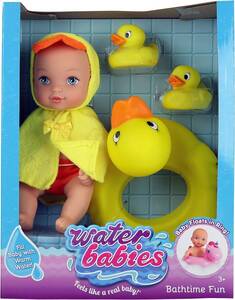 Just Play Waterbabies Bath Time Fun Duckie Baby Doll　ウォーターベビー　アヒル　赤ちゃん人形