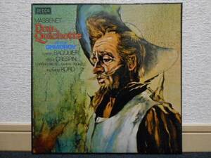 英DECCA D156D3 コルト マスネ ドン・キショット 嶋護106選 優秀録音 オリジナル盤 3LP KORD DON QUICHOTTE