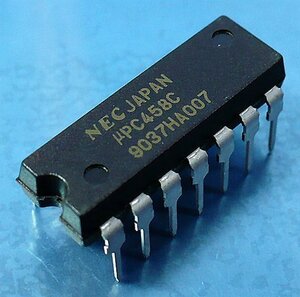 NEC uPC458C (オペアンプ/4回路タイプ)(c)