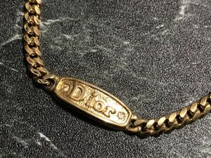 ディオール ブレスレット　ゴールド　ストーン　Christian Dior