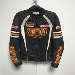 シンプソン (SIMPSON)　半袖切り替え　春夏　メンズLLサイズ　メッシュジャケット　バイクジャケット　KTM　中古　NO280