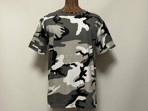 ★NEW/CITY CAMO/COMBAT T-SHIRTS/CREW NECK/CAMOUFLAGE/シティカモ/迷彩/コマンドＴシャツ/カモフラージュ/Ｓサイズ/未使用★