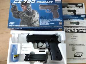 ASG CZ75D コンパクト AIR SOFT GUN 現状品(動作未確認)