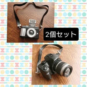No.1226 新品 ミニチュア カメラ ２種類セット