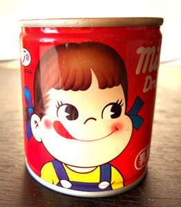 MilkyDrinkミルキードリンク　ペコちゃん空き缶　1984年製