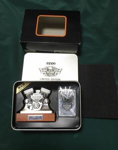 ZIPPO HARLEY-DAVIDSON ジッポー ハーレーダビッドソン 台座　シリアル番号　現状品