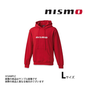 NISMO ニスモ コットン フーデッド パーカー レッド 赤 Lサイズ KWA04-50R13 製造廃止品 (660192667