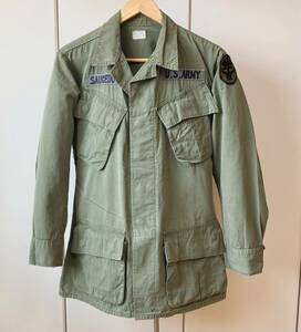 ★美品 70s U.S.ARMY 米軍実物 ジャングルファティーグジャケット SizeXSビンテージ★