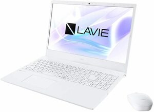 【中古】NEC ノートパソコン LAVIE N15 パールホワイト PC-N1565AAW