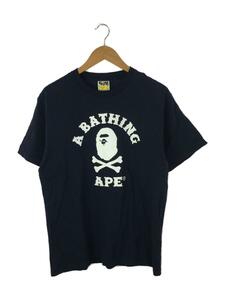 A BATHING APE◆Tシャツ/L/コットン/NVY/004TEI721001M