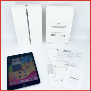 即配【美品】Wi-Fiモデル Apple iPad mini 第5世代 64GB A2133 MUQW2J/A スペースグレイ 動作確認済 送料無料