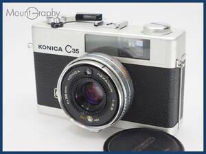 ★実用美品★ KONICA コニカ C35 E&L ★完動品★同梱可 前キャップ付 #i5982