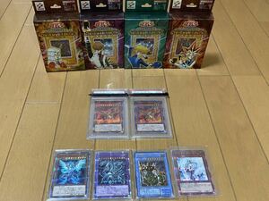 遊戯王 まとめ売り PSA10 ストラクチャーデッキ 遊戯編 城之内編 海馬編 ペガサス・J・クロフォード編 レリーフ 20th 25th 初期