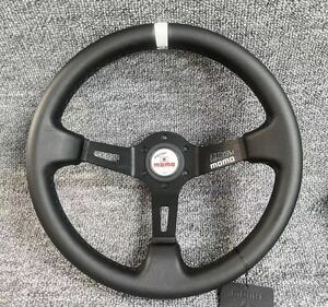 MOMO FULL SPEED フルスピード ステアリング 33パイ DEEP 90mm ホワイトトップ FULL SPEED 348D WH【非正規品】