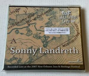 Sonny Landreth. Live At Jazz Fest 2007. 未聴品.サニーランドレス.ニューオリンズ ジャズ フェスティバル ライブ.CD-R. 1CD.MM-07SL.