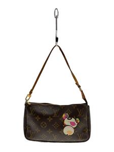 LOUIS VUITTON◆ポシェット・アクセソワール_モノグラム・パンダ_BRW/PVC/BRW