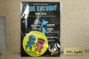 新品 BLUE ENCOUNT 2016 缶バッジ ステッカーセット ゲスト：TOTALFAT 岩手 盛岡 CLUB CHANGE WAVE グッズ ブルエン