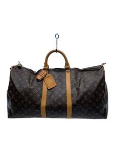 LOUIS VUITTON◆キーポル55_モノグラム・キャンバス_BRW/PVC/BRW