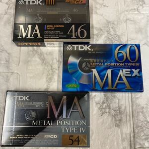 TDK カセットテープ メタル　MA シリーズ　年代物