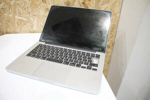 TH04169 Apple A1502 Mac Book Pro Intel Core i5 2.7GHz メモリ8GB SSD128GB OSⅩ El Capitan リカバリ済 難あり 現状品