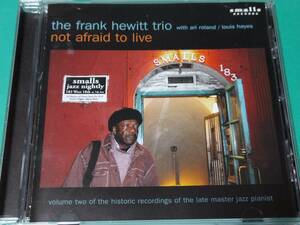 L 【輸入盤】 the frank hewitt trio / not afraid to live 中古 送料4枚まで185円