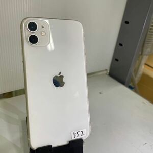 【iPhone11 64GB】1円スタート　液晶割れ　SIMフリー　552