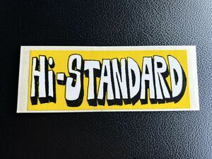 即決★Hi-STANDARD★ステッカー★黄★当時物★90年代★AIRJAM★エアジャム★ハイスタンダード★横山健★BRAHMAN★ハイスタ★送料84円