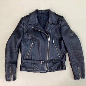 ■Harley Davidson ハーレーダビッドソン レザージャケット ライダース ブルゾン ブラック 黒 レディース 36 /1.78㎏