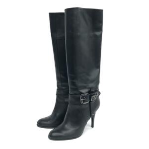 良好◆DIANA ダイアナ ロングブーツ 23cm◆ ブラック レザー レディース 靴 シューズ boots