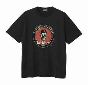 レア HYSTERIC GLAMOUR ヒステリックグラマー ルイスレザー ROCKERS 限定コラボレーションTシャツ 新品希少廃盤モデル ブラック Mサイズ