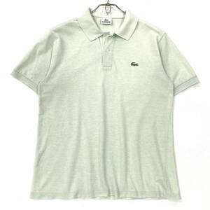 LACOSTE(ラコステ)半袖ポロシャツ ワニロゴ 鹿の子 メンズ4 薄グリーン系