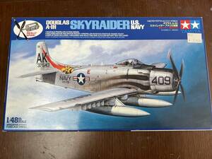 【お手付き品】　タミヤ　1/48 ダグラス A-1H スカイレイダー アメリカ海軍 「プロペラアクションシリーズ No.5」