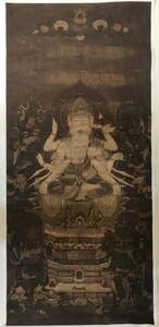 【准胝観音像】複製　東京国立博物館◆仏画◆工芸◆古仏画◆絹本 仏教美術