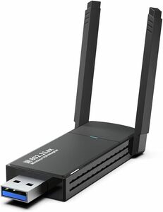 無線LAN子機 5GHz/Wi-Fi6 USB 3.0 無線lanカード 2.4G/5G デュアルバンド MU-MIMO AX1800 1201Mbps + 574Mbps Win11/10対応 eppfun