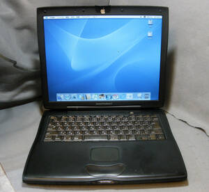 m640 Powerbook G3 Lombard M5343 333MHz 512M 80G os10.3.2 + 9.2.2 単独起動 