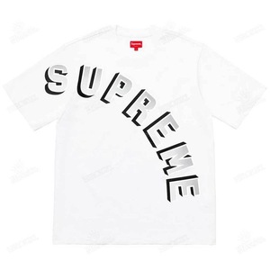 Supreme 18SS Gradient Arc Top シュプリーム アーチ ロゴ Tシャツ ホワイト L