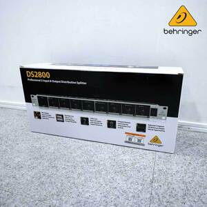 【中古品】BEHRINGER ベリンガー DS2800 ディストリビューター スプリッター 元箱付 動作確認済 定価2万 送料無料 