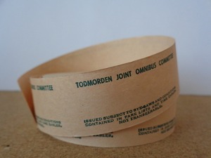 イギリス　 ロ－ルチケット 　 Todmorden Joint Omnibus Committee