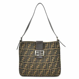 フェンディ FENDI ショルダーバッグ ズッカ キャンバス/レザー ブラウン e56924g