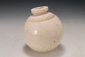 3314　戦前 陶器製 手榴弾 四式陶製手榴弾 見立て花器 白磁 検 杉本博司