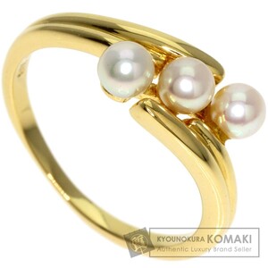 MIKIMOTO ミキモト ベビーパール リング・指輪 K18イエローゴールド レディース 中古